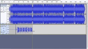 Запись песни в Audacity