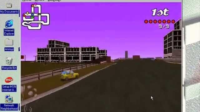 Big Red Racing in Windows 98 using VMware Workstation смотреть онлайн