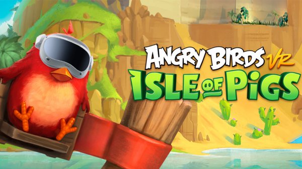 Angry Birds VR в очках Pico 4