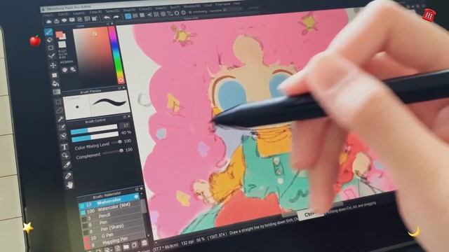 speedpaint + review ?☎️ꔛ⋆⁺ | XPPEN Artist 10 (2nd gen) | ˊˎ - смотреть онлайн