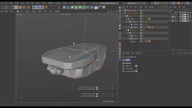 C4D [ TimeLapse ] Modelling Kopter смотреть онлайн