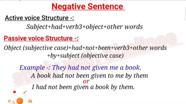 Active Passive voice for beginners||Past Perfect Tense||Structure Example 💯||Basic grammar video|| смотреть онлайн
