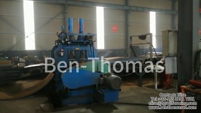 Автоматическая линия изготовления металлических гофрированных конструкций - кульверты смотреть онлайн