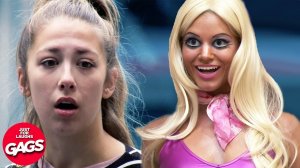 NYC Girl Vs. L.A Gir| Just For Laughs Gags - Девушка из Нью-Йорка против. Л.А. Гир| Просто ради шутк