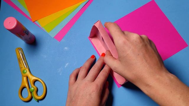 Do-it-yourself pencil case made of paper. Пенал своими руками из бумаги . #origami смотреть онлайн