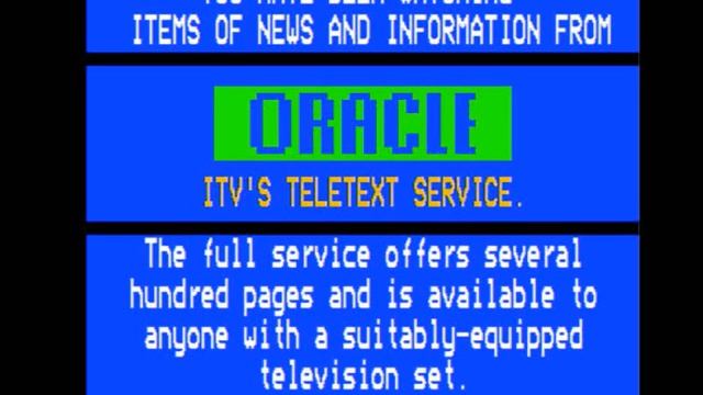 Thames ORACLE Page and Interval Junction (23rd April 1990) смотреть онлайн