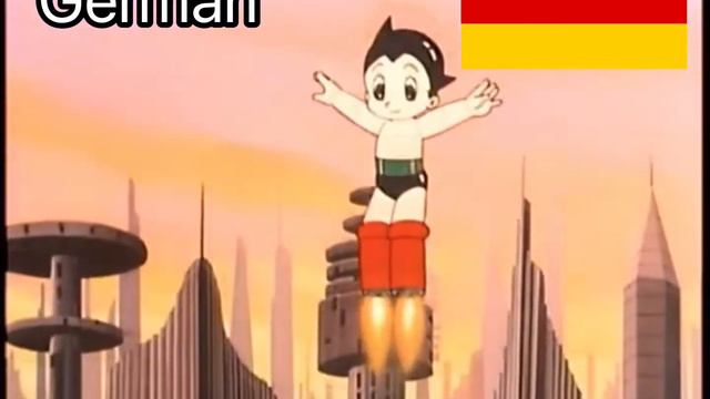Astro Boy 1980 Intro In 4 different languages смотреть онлайн