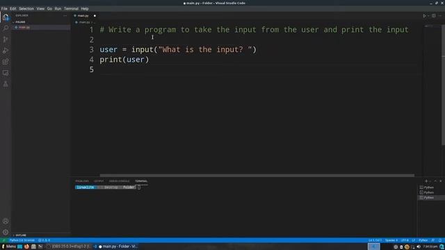 How to get input from the user in python? Python Easy Course 2022 смотреть онлайн