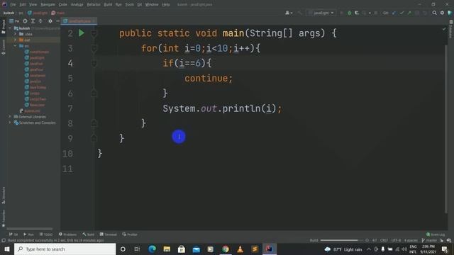 Break Statement & Continue Statements In Java Lesson смотреть онлайн
