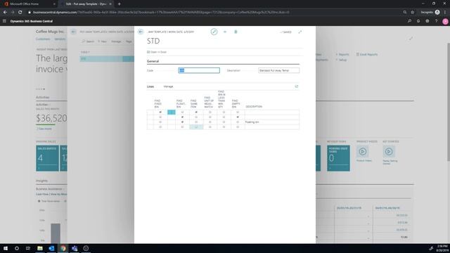 Dynamics 365 Business Central: Warehouse Management 5/17 - Put-Away Templates смотреть онлайн