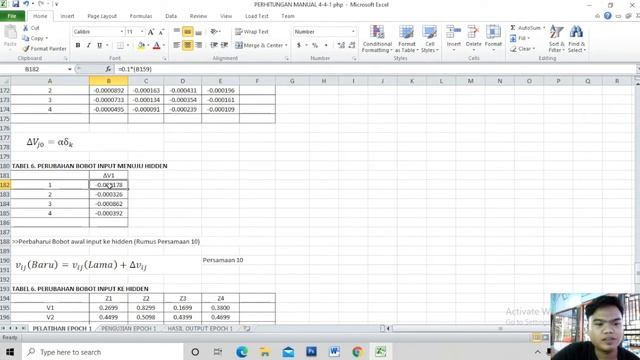 Perhitungan Manual JST Metode Backpropagation Momentum Menggunakan Microsoft Excel смотреть онлайн
