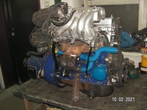 Заключительный этап подготовки двигателя для минитрактора.