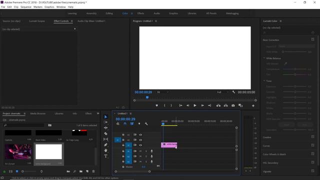 Premiere Pro - How to Add a White Background 2021 смотреть онлайн