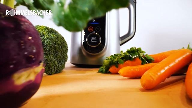 ROMMELSBACHER Veggie Drink & Suppen Bereiter Vera ? Vegane Ernährung Leicht Gemacht ? SVD 1400