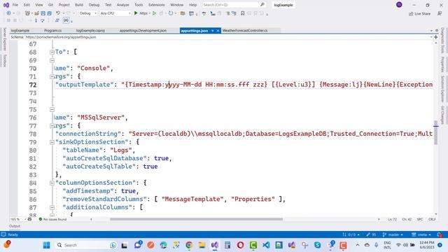 Log file Save into Console, Text File and MSSQL Server using Serilog in ASP.NET CORE | mvc смотреть онлайн