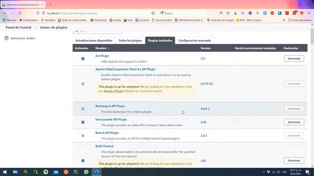 Curso Jenkins | Que Son y Como Gestionar Plugins (Buscar, Actualizar, Agregar, Eliminar) en Jenkins смотреть онлайн