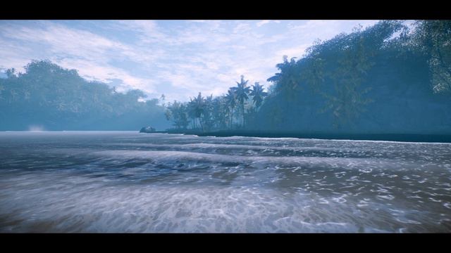 CryEngine 2 Shaders Pack. Island front view. Ocean shader with waves and procedural sky смотреть онлайн