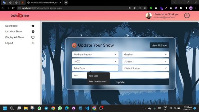 Node.js + MySQL CRUD - Movie Listing with login page & dashboard смотреть онлайн
