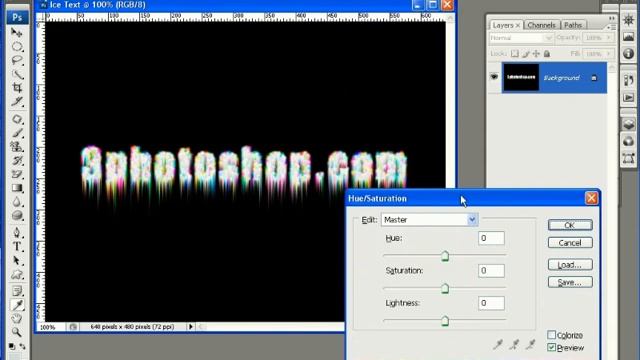 Ice Text - Photoshop Video Tutorial смотреть онлайн