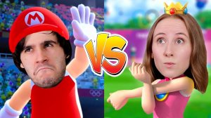 Мишка САДИТСЯ на ШПАГАТ на Nintendo Switch, Парень VS Девушка + ВЕБКА