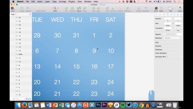 Sketch 3 Tutorial • Beautiful iOS Calendar UI/UX • Sketchapp Tutorial & Design Workflow смотреть онлайн