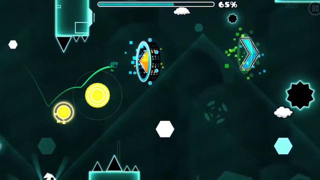 Кукумбер-помогает. Geometry Dash.