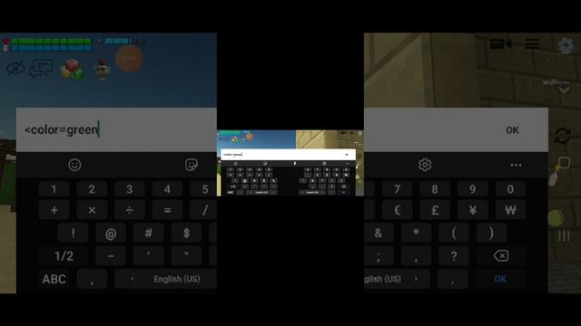 как сделать цветной ник и цветную надпись в чикен гане@онпроголд смотреть онлайн