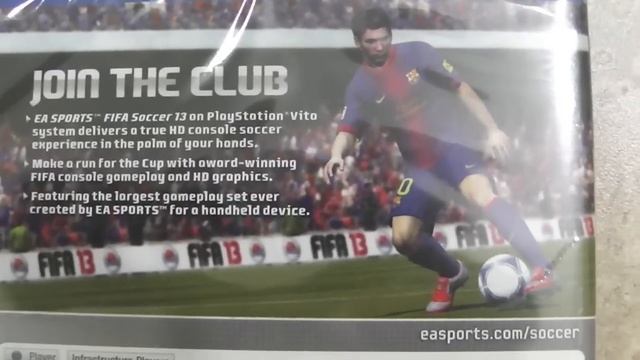 PS VITA FIFA SOCCER 13 UNBOXING! смотреть онлайн