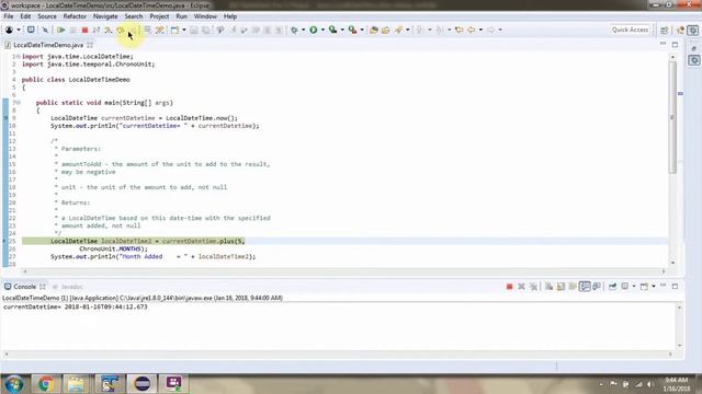 How to use plus, minus methods which accept long and temporal unit? | LocalDateTime Class смотреть онлайн