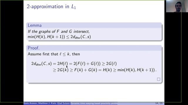 Aronov et al. Dynamic time warping-based proximity problems смотреть онлайн
