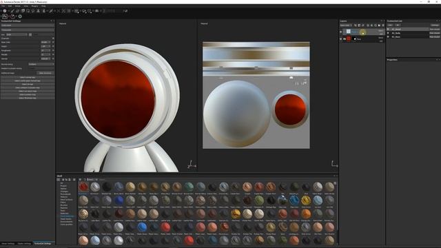 Texturing Different Parts of The Same Model in Substance Painter смотреть онлайн