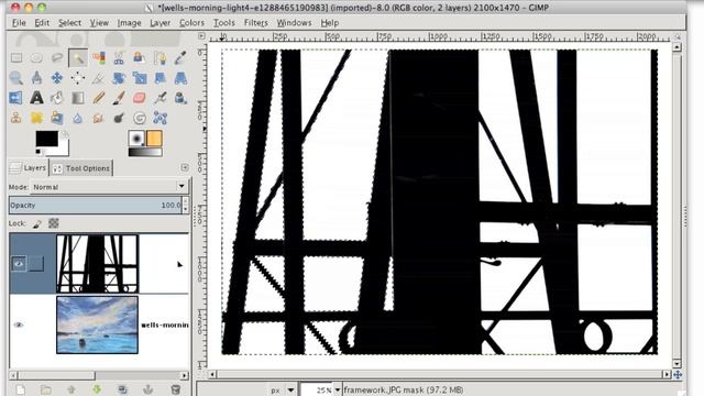 GIMP Tutorial - Changing a background with Layer Masks, or Color to Alpha - GIMP 2.6 and GIMP 2.8 смотреть онлайн