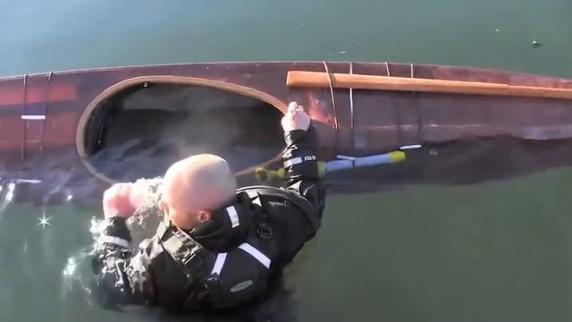Skin-on-Frame Kayak self rescue смотреть онлайн