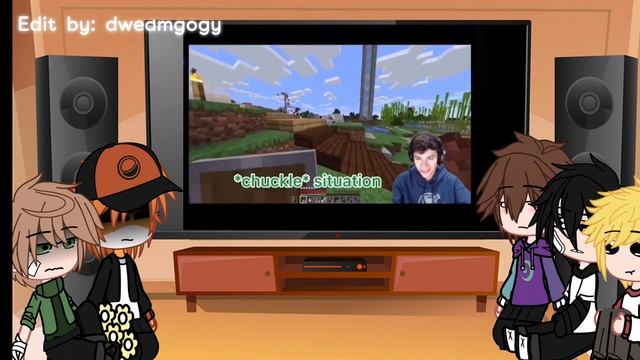 Peaceful AU reacts to Georgenotfound/dnf | Dream SMP | Gacha Club | Part 2/? | MCYT смотреть онлайн