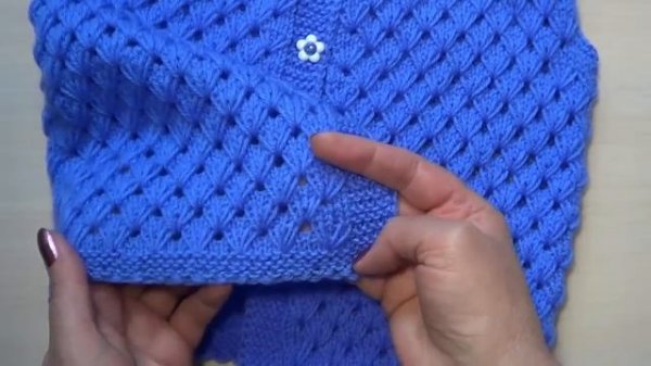 Детская жилетка спицами для девочки (часть 2)