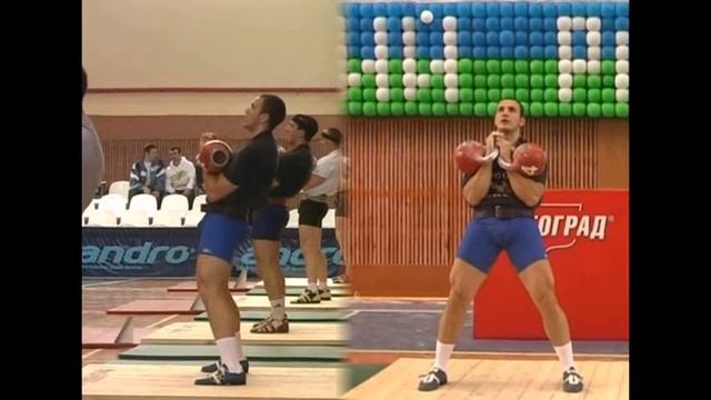 Иван Денисов - техника толчка по длинному циклу 2008