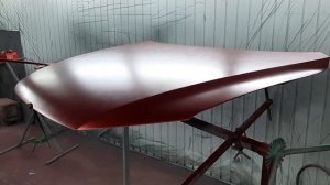 Покраска в гараже. Как покрасить металликом. Как нанести лак.