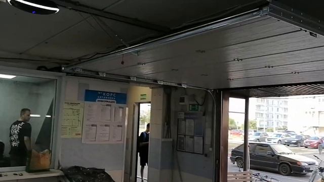 Автоматические ворота Алютех. Панель S гофр смотреть онлайн