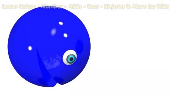 Learning Colors with 3D Colors Soccer Ball And Pacman for Children Toddlers-Teaching Colours to Kid
