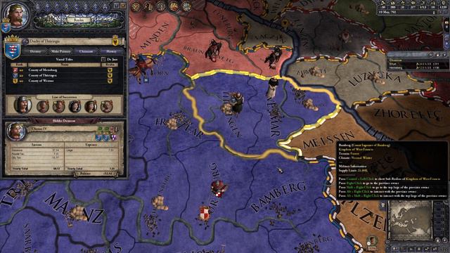 CK2 Holy Fury Roleplay - House von Thuringen - Episode 5 Built Tower and Became Architect смотреть онлайн