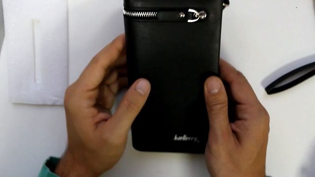 ?Портмоне кожаное мужское Baellerry с кучей отделений с Aliexpress! смотреть онлайн