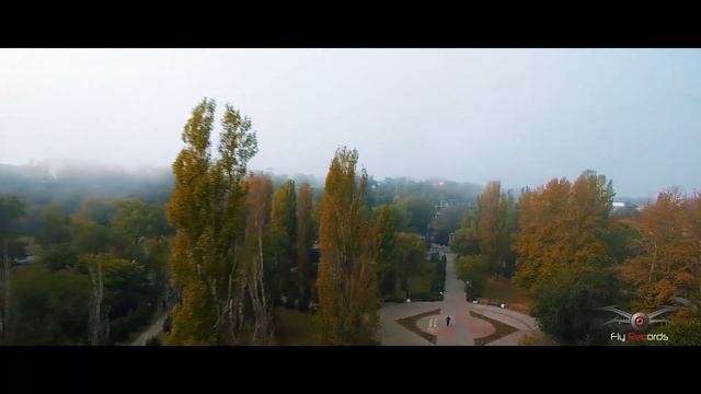 Туманная осень в Таганроге - Аэросъемка смотреть онлайн
