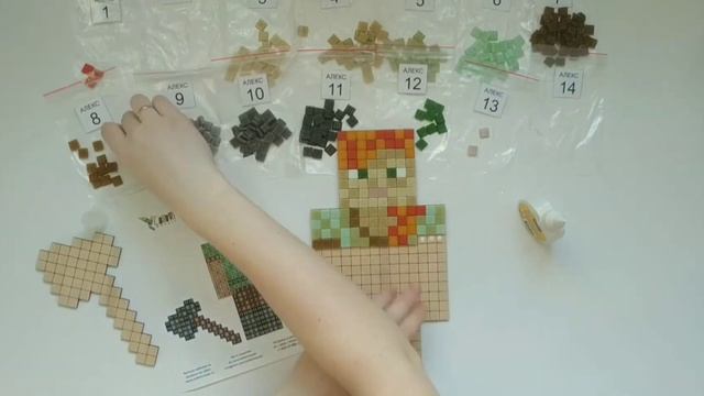 Набор для творчества из мозаики АЛЕКС, коллекция Майнкрафт. смотреть онлайн