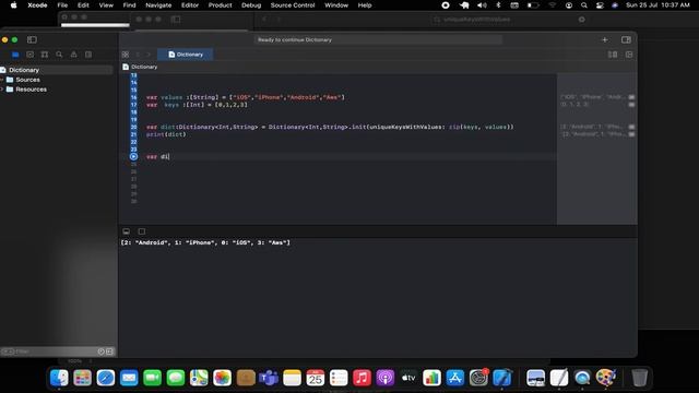 || SECTION 2 || : 2.2.15.3 (1) How to Create a Dictionary(Collection Type) in Swift. смотреть онлайн