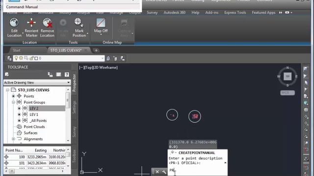 ETAPA 1 - EDICION Y REFERENCIACION DE PUNTOS - CIVIL 3D 2016 смотреть онлайн