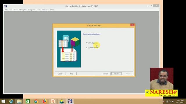 Creating Reports using Report Builder | D2K Forms and Reports Tutorial | Mr. Vijay Kumar смотреть онлайн