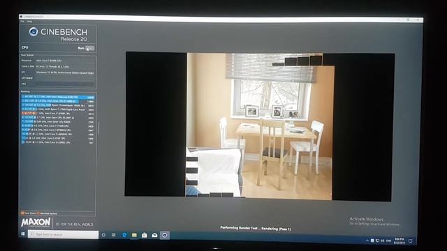 Intel® Core™ i7-8700k Cinebench R20 benchmark / 6 cores / 12 threads / Windows 10 OOBE смотреть онлайн