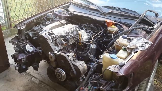 Audi 100 c4 2.5tdi first start (cold start) смотреть онлайн