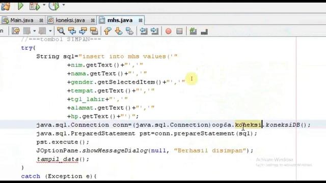 Belajar Java Netbeans + Free coding || Aplikasi CRUD Data Mahasiswa [Bagian-2] смотреть онлайн