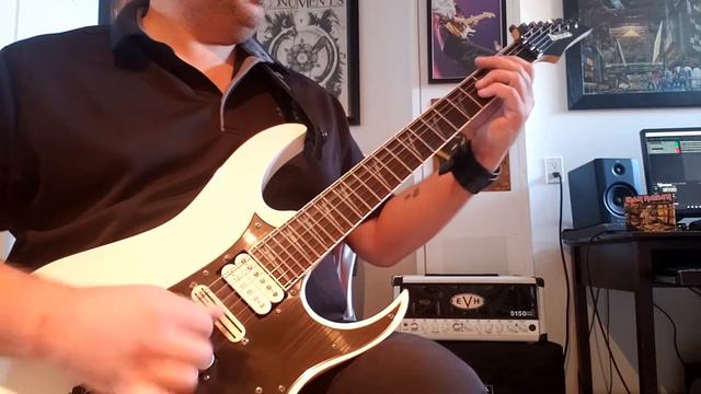 Iron Maiden - Die With Your Boots On GUITAR COVER (Adrian Smith) смотреть онлайн